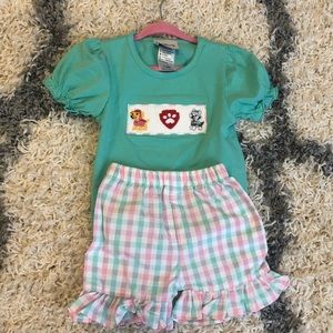 Paw patrol Smocked outfit